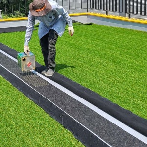 쉼터프 인조잔디 롤 조경 베란다 마당 옥상 테라스 매트 시공 16mm 2m x 25m