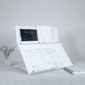 위너 화이트 독서대 슬라이드 2단 60cm