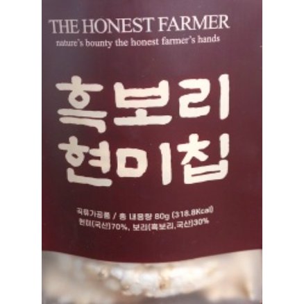 정직한농부 흑보리현미칩 25봉