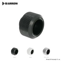 BARROW-G1/4 10x14MM 하드 튜브 연결 피팅 컴퓨터 물 루프 빌드 커넥터 블랙/실버/화이트 TFYKN2-T14