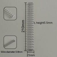 사각 플랫 스프링 와이어 망간강 베이스 패드 압축 공장 맞춤형 0.8mm