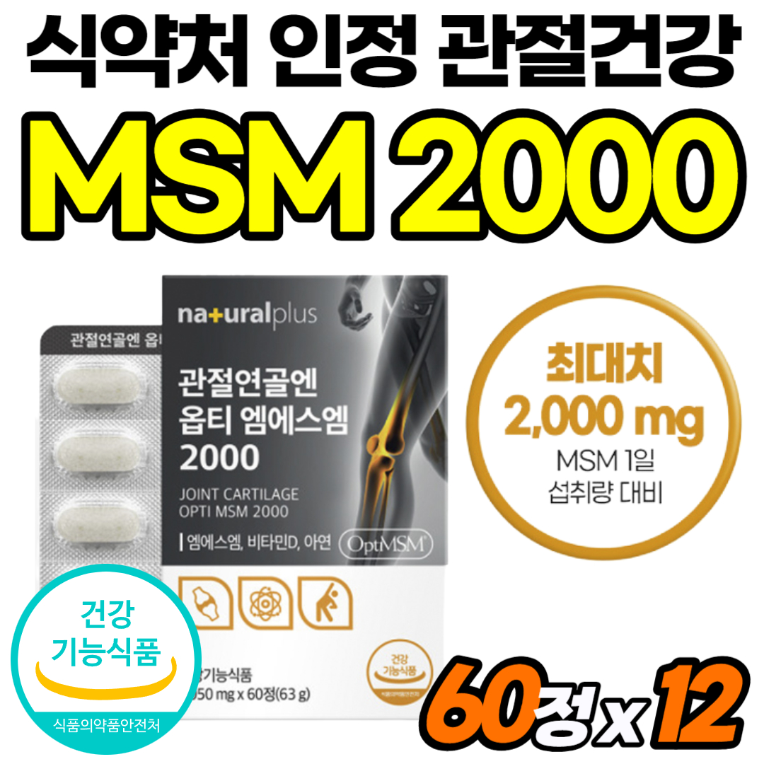 관절엔 MSM 2000 Joint MSM 2000