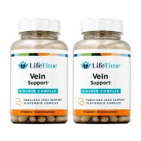 2개 디오스민 베인 서포트 컴플렉스 500 mg 60 캡슐 Life Time