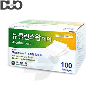 뉴클린스왑에이 100매 알콜 스왑 솜