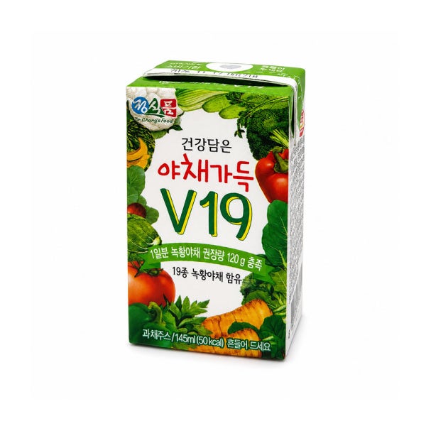 건강담은 야채가득 V19 145ml x 48팩 하루 야채주스 당근 토마토 쥬스