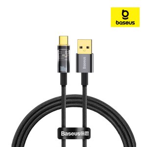 베이스어스 익스플로러 USB to C타입 자동전원제어 충전케이블 2m 블랙