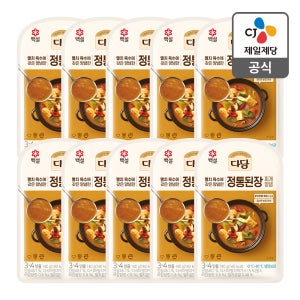 다담 정통 된장찌개 양념 140g 10개 외 7종