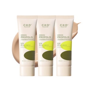 씨케이디 톤업 올커버리 파데프리 선크림(+콜라겐 크림 1mlx2 3매) 40ml, 3개