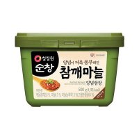 청정원 우리집 청정원 참깨마늘쌈장 500g 캠핑 여행 자취 잔치 등산 식당용 대용량 식재료