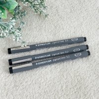 스테들러 피그먼트 라이너 308 0.2mm 0.3mm 블랙 black