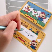 경품추첨카드 소원카드 스크래치 서프라이즈 선물