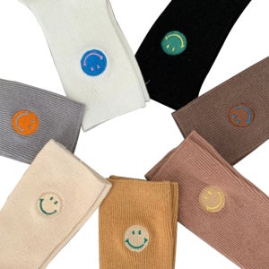 여성골프양말 스마일 미드 요가 필라테스 테니스 헬스 삭스