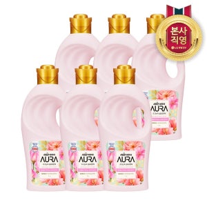 아우라 윌유메리미 섬유유연제 용기 1L 6개 + 추가(동일 향 1L 1개)