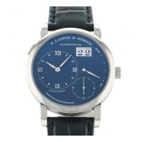 A. Lange & Sohne 1 핸드 윈드 블루 다이얼 남성용 시계