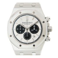 Audemars Piguet 로얄 오크 실버 다이얼 오토매틱 남성용 크로노그래프 시계