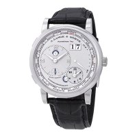 A. Lange & Sohne A. and 1 시간대 플래티넘 남성용 시계