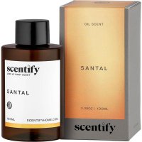 Scentify의 오일 디퓨저용 Santal 아로마 향 - 아이리스 앰버 백단향 삼나무 향이 포함된 고급스러운 편안한 아로마테라피 디퓨저 무독성 및 반려동물 친화적인 3.4온스