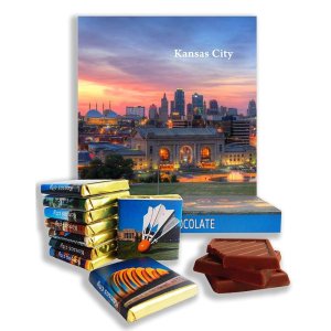미국직구 캔자스 시티 초콜릿 기프트 세트 5x5in 1박스(파노라믹 프라임)