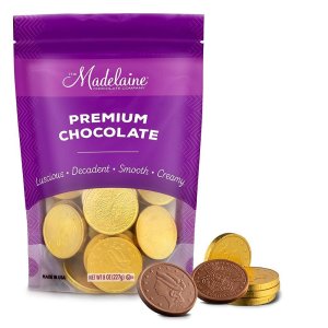 미국직구 마델레인 프리미엄 밀크 초콜릿 금화(대형 동전 1/2LB)