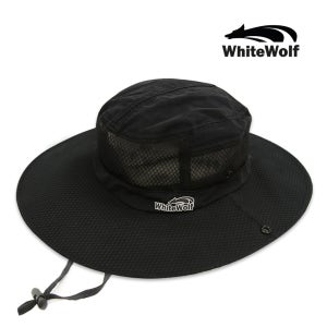 화이트울프 메쉬 등산모자 아웃도어 트레킹 모자 여름 햇빛가리개모자