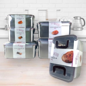 모던앤락 스테인레스 김치통 핸디 4호 11L 대용량 김장 장아찌 통