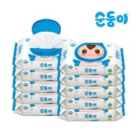 [순둥이]프리미엄 무향 엠보싱 물티슈 캡 70매 10팩(65g) NC-01