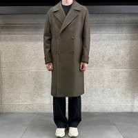 리버클래시 22FW Dark Khaki 히든 끈 Double 남자 코트 LIW21905