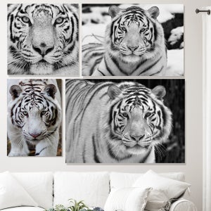 액운을 막고 행운을 부르는 백호그림 풍수인테리어