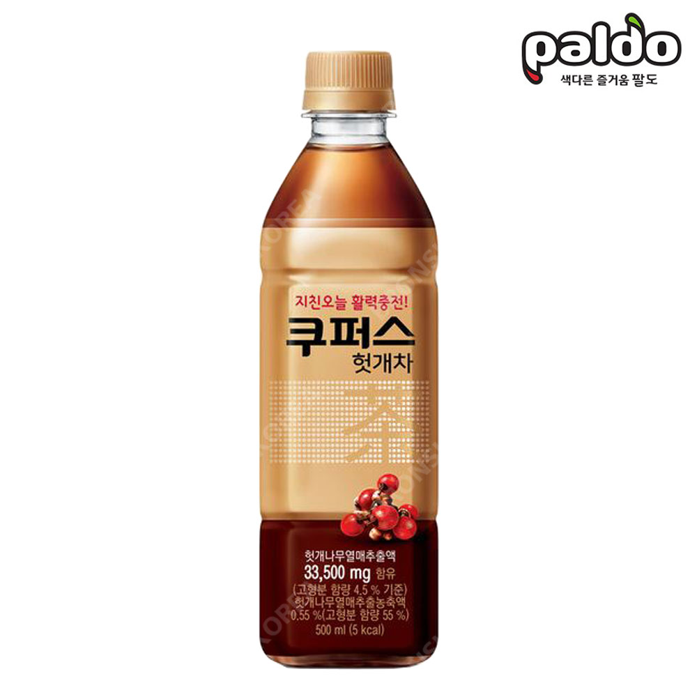 <b>팔도</b> 쿠퍼스 헛개차 500ml X 20PET 숙취해소 음료