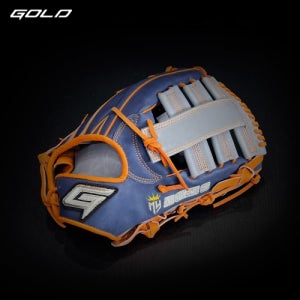 골드 GOLD 유니크 외야 글러브 2023 안권수모델 GBG PRO-068 (네이비/그렌지/오렌지)