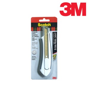 3M 스카치 티타늄 커터 칼 18mm 대 TI-KL 대형
