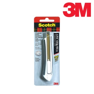 3M 티타늄 커터 칼 9mm 소 TI-KS 소형 칼날 리필