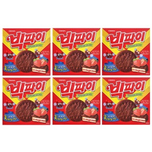 크라운제과 빅파이 딸기맛 324gX6개(1,944g) 대용량