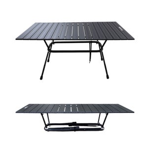 블랙스미스 높이조절 캠핑 테이블 식탁 접이식 롤테이블 감성 야외 탁자