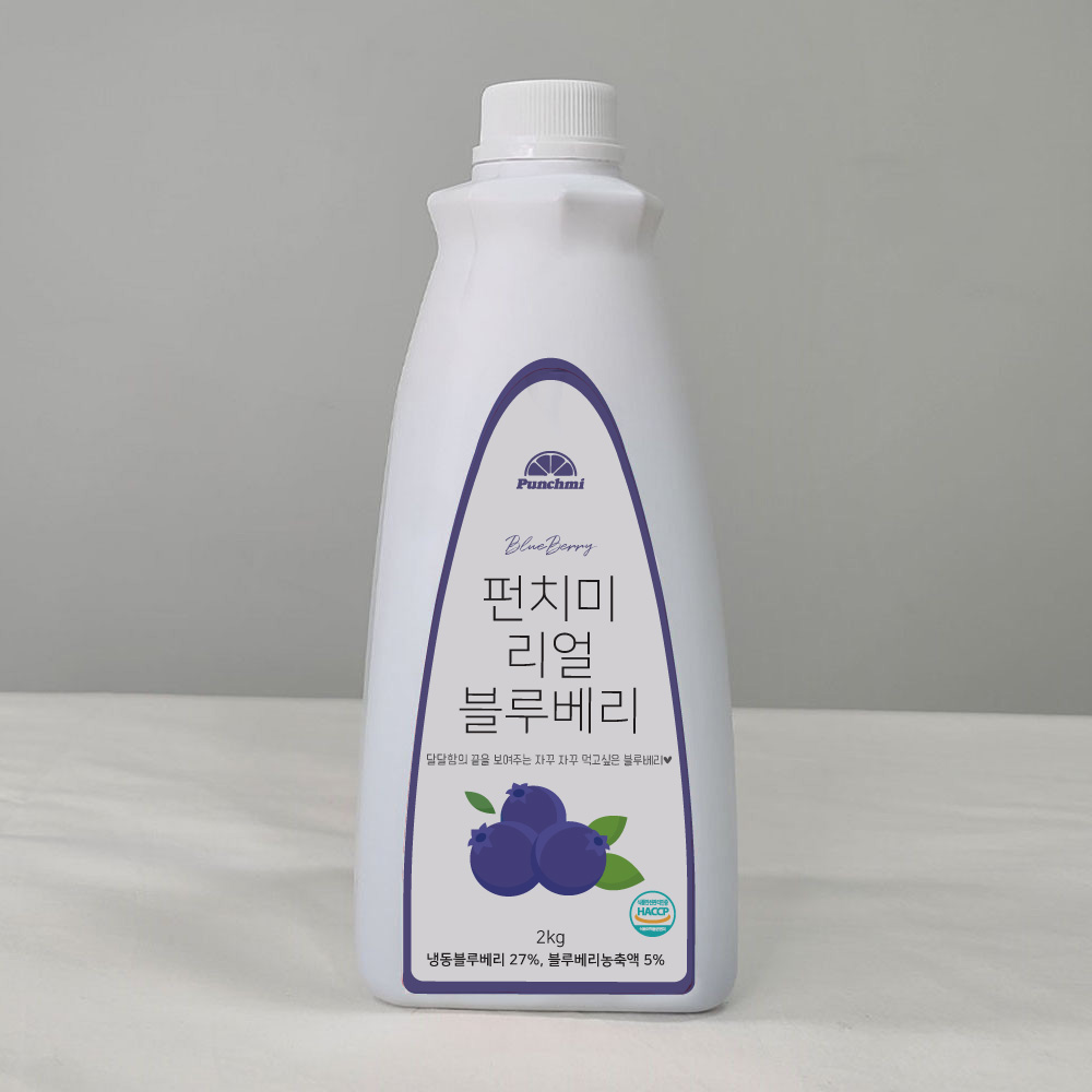 <b>블루베리</b> 베이스 2kg <b>농축액</b> 시럽 청 사업자할인