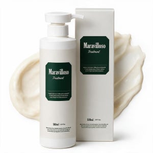 마라빌로소 단백질 트리트먼트 극손상 헤어 미용실 베이비파우더리향, 500ml, 1개