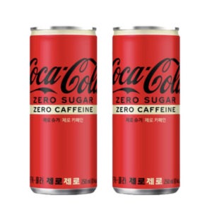 [본사발주] 코카 - 콜라 제로 제로 250ml x 30개