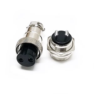 써큘러 커넥터 암수세트 20mm 2p 항공 단자 잭 플러그 전선 연결 정리 콘넥터 컨넥터