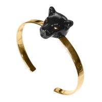 [나흐 비쥬]BLACK PANDER CUFF BRACELET ( 블랙팬더 커프 팔찌)