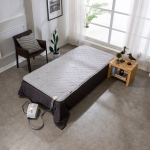 장수돌침대 인체무해 자연 순환식 도톰 푹신 침대용 쿠션 온수매트 싱글/퀸 사이즈