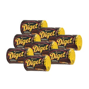 오리온 다이제 초코 225g 8개 초코 통밀 과자