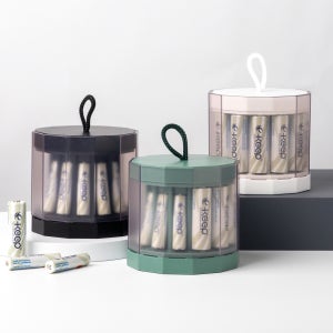 렉셀 니켈수소 배터리 12슬롯 충전기 AA/AAA