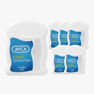 [아브카] 엑스퍼트 쿨 민트 치실 50m 6개입