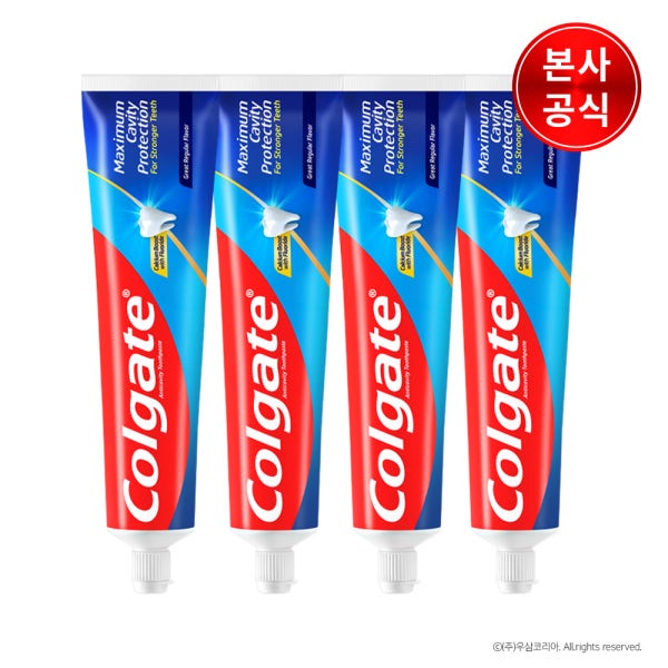 [175g] 콜게이트 캐비티 프로텍션 불소치약 4개