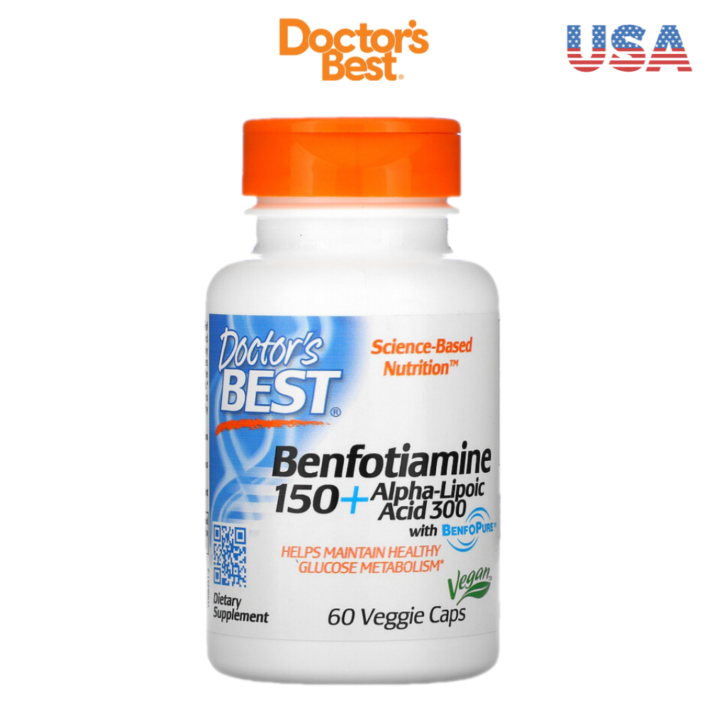 닥터스베스트 <b>벤포티아민 150</b> 알파리포산 300 60캡슐 Benfotiamine ALA