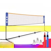 간편설치 휴대용 접이식 배드민턴 간이 네트 3m 4m
