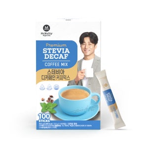 맥널티 디카페인 스테비아 제로슈가 커피믹스 100개입