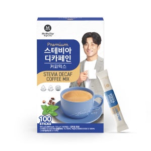 맥널티 디카페인 스테비아 제로슈가 커피믹스 100개입