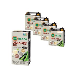 베지밀 에이스 저당두유 190ml 64팩