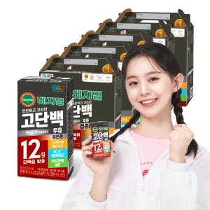 베지밀 고단백 검은콩 두유 190ml 80팩